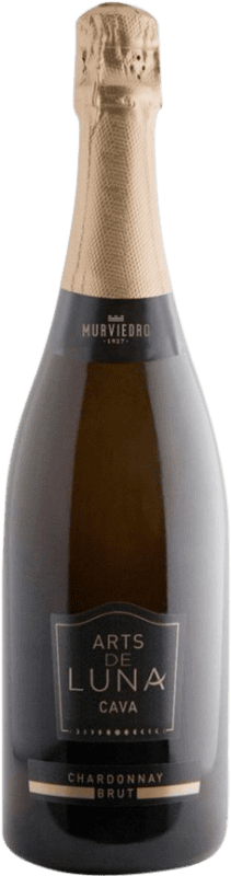 Бесплатная доставка | Белое игристое Murviedro Arts de Luna брют D.O. Cava Испания Chardonnay 75 cl