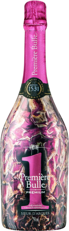 22,95 € | Vin Mousseux Blanc Sieur d'Arques Première Bulle Van Bihn Premium A.O.C. Crémant de Limoux France Chardonnay, Chenin, Mauzac 75 cl