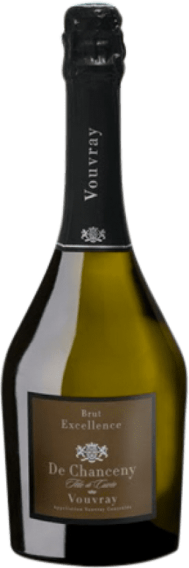 19,95 € | 白起泡酒 De Chanceny Tete de Cuvée 香槟 A.O.C. Vouvray 法国 Chenin White 75 cl