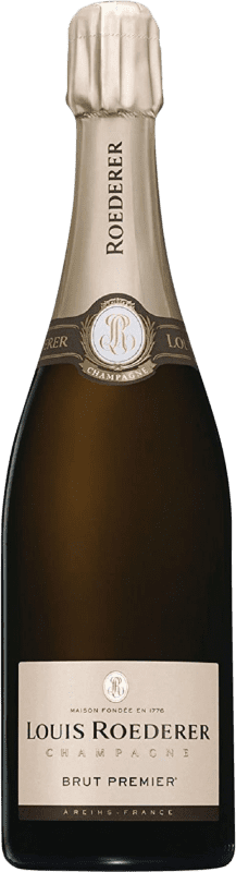 69,95 € | Белое игристое Louis Roederer Premier брют Гранд Резерв A.O.C. Champagne шампанское Франция Pinot Black, Chardonnay, Pinot Meunier 75 cl