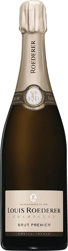 69,95 € | Espumante branco Louis Roederer Premier Brut Grande Reserva A.O.C. Champagne Champagne França Pinot Preto, Chardonnay, Pinot Meunier 75 cl