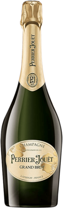 118,95 € | White sparkling Perrier-Jouët Grand Brut A.O.C. Champagne Champagne France Pinot Black, Chardonnay Magnum Bottle 1,5 L