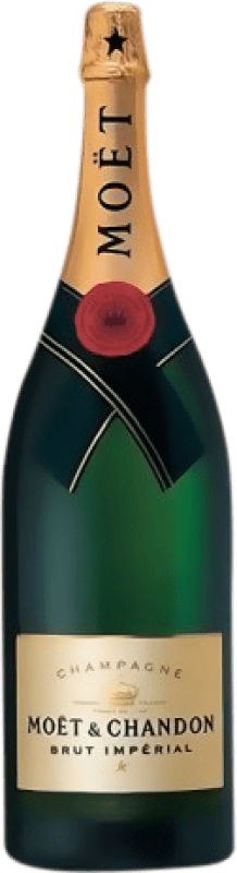 517,95 € | Белое игристое Moët & Chandon Impérial брют Резерв A.O.C. Champagne шампанское Франция Pinot Black, Chardonnay, Pinot Meunier Бутылка Иеровоам-Двойной Магнум 3 L