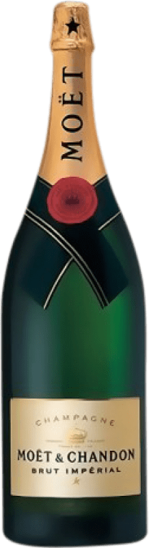 479,95 € | Espumante Branco Moët & Chandon Brut — Bruto Impérial Reserva A.O.C. Champagne Champagne França Pinot Noir, Chardonnay, Pinot Meunier Garrafa Jeroboam-Duplo Magnum 3 L