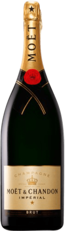 1 029,95 € | Белое игристое Moët & Chandon Impérial брют Резерв A.O.C. Champagne шампанское Франция Pinot Black, Chardonnay, Pinot Meunier Имперская бутылка-Mathusalem 6 L