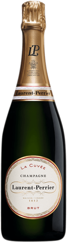 Free Shipping | White sparkling Laurent Perrier La Cuvée A.O.C. Champagne Champagne France Pinot Black, Chardonnay, Pinot Meunier 75 cl