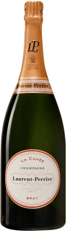 149,95 € 送料無料 | 白スパークリングワイン Laurent Perrier La Cuvée A.O.C. Champagne マグナムボトル 1,5 L