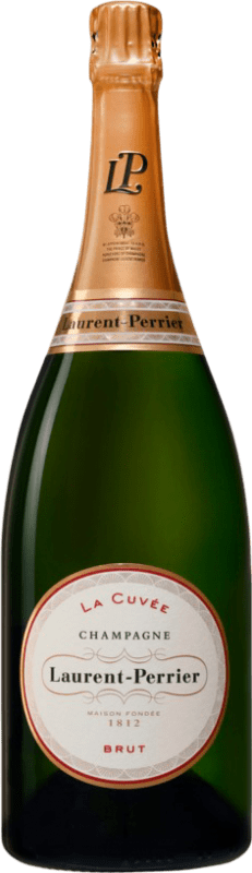 Free Shipping | White Sparkling Wine Laurent Perrier Cuvée A.O.C. Champagne Champagne France Pinot Noir, Chardonnay, Pinot Meunier Magnum Bottle 1,5 L