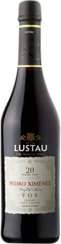 Бесплатная доставка | Крепленое вино Lustau V.O.S. D.O. Jerez-Xérès-Sherry Андалусия Испания Pedro Ximénez 20 Лет бутылка Medium 50 cl