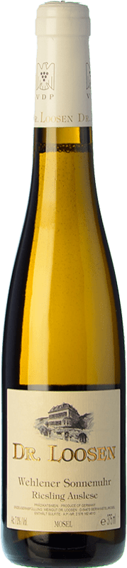 Kostenloser Versand | Weißwein Dr. Loosen Auslese, Wehlener Sonnenuhr Q.b.A. Mosel Deutschland Riesling Halbflasche 37 cl