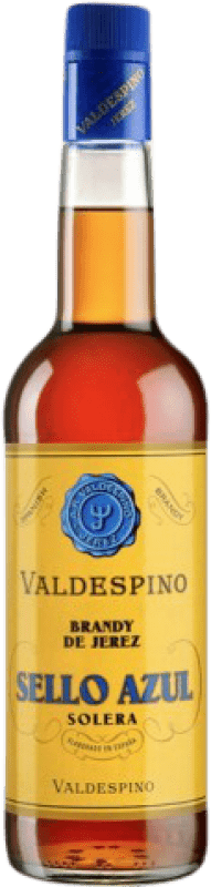 Envio grátis | Brandy Conhaque Valdespino Sello Azul 1 L