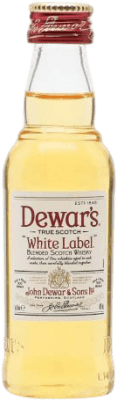 Whisky Blended Dewar's White Label Botellín Miniatura 5 cl