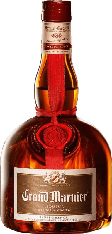 Kostenloser Versand | Liköre Grand Marnier Red — Edition Rot Frankreich 70 cl Cognac, Orange