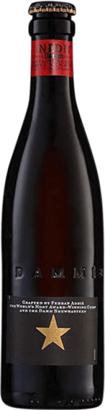 78,95 € Free Shipping | 24 units box Beer Estrella Damm Inedit One-Third Bottle 33 cl