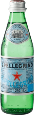 31,95 € | Коробка из 24 единиц Вода San Pellegrino Frizzante Gas Sparkling Маленькая бутылка 25 cl