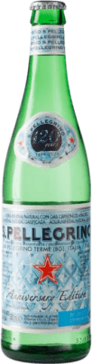 33,95 € | Caja de 24 unidades Agua San Pellegrino Frizzante Gas Sparkling Italia Botella Medium 50 cl