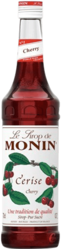 Envio grátis | Schnapp Monin Sirope Cereza Cherry Cerise França 70 cl Sem Álcool