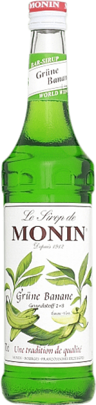 免费送货 | Schnapp Monin Sirope Plátano Verde Banane Verte 法国 70 cl 不含酒精