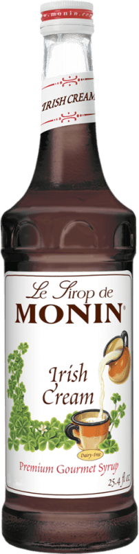 Spedizione Gratuita | Schnapp Monin Sirope Crema Irlandesa Irish Cream Francia 70 cl Senza Alcol