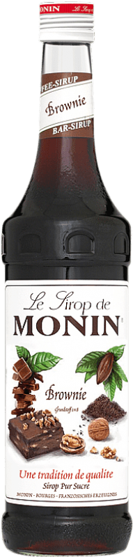 Envio grátis | Schnapp Monin Sirope Brownie de Nueces Walnut Brownie França 70 cl Sem Álcool