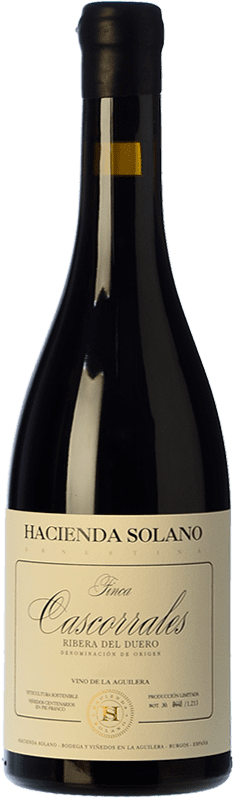 Envío gratis | Vino tinto Hacienda Solano Cascorrales Crianza D.O. Ribera del Duero Castilla y León España Tempranillo 75 cl