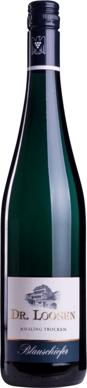 Free Shipping | White Wine Dr. Loosen Blauschiefer Q.b.A. Mosel Germany Riesling 75 cl