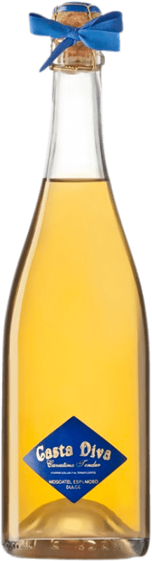 Free Shipping | White sparkling Gutiérrez de la Vega Furtiva Lágrima Sweet D.O. Alicante Valencian Community Spain Muscat 75 cl