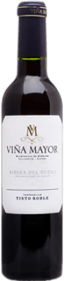 Free Shipping | Red wine Viña Mayor Oak D.O. Ribera del Duero Castilla y León Spain Tempranillo Half Bottle 37 cl