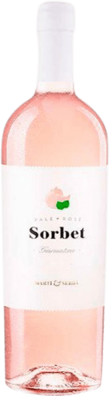 13,95 € | Espumante rosé Martí Serdà Sorbet Rosé D.O. Penedès Catalunha Espanha Grenache, Grenache Tintorera Garrafa Magnum 1,5 L