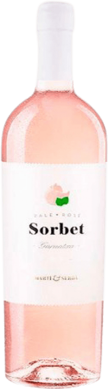 19,95 € Envio grátis | Espumante rosé Martí Serdà Sorbet Rosé D.O. Penedès Garrafa Magnum 1,5 L