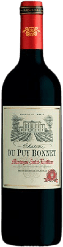 Бесплатная доставка | Красное вино Château du Puy Bonnet A.O.C. Montagne Saint-Émilion Франция Merlot — Мерло, Cabernet Sauvignon — Каберне Совиньон 75 cl