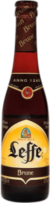 啤酒 盒装24个 Leffe Brune 三分之一升瓶 33 cl