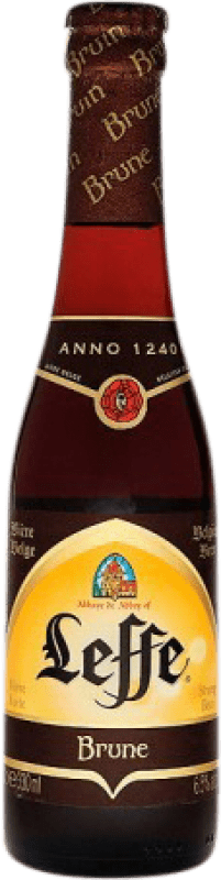 免费送货 | 盒装24个 啤酒 Leffe Brune 比利时 三分之一升瓶 33 cl