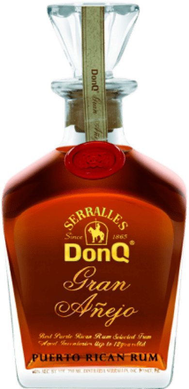 58,95 € | Rhum Serrallés Don Q Gran Añejo — Vieux Supérieur Porto Rico 70 cl