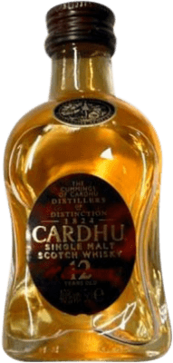 7,95 € | Whisky Single Malt Cardhu Reino Unido 12 Anos Garrafa Miniatura 5 cl