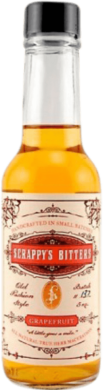 Бесплатная доставка | Schnapp Rueverte Scrappy's Bitters Grapefruit Соединенные Штаты Маленькая бутылка 15 cl