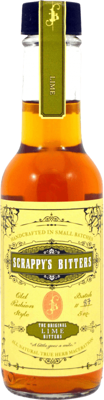 Free Shipping | Schnapp Rueverte Scrappy's Bitters Lime Small Bottle 15 cl