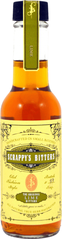 Бесплатная доставка | Шнапс Scrappy's Bitters Соединенные Штаты Мини-бутылка 15 cl Lime — Лайм