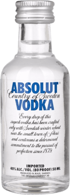 3,95 € Free Shipping | Vodka Absolut Miniature Bottle 5 cl