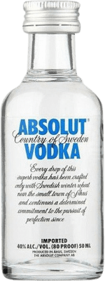 Kostenloser Versand | Wodka Absolut Schweden Miniaturflasche 5 cl