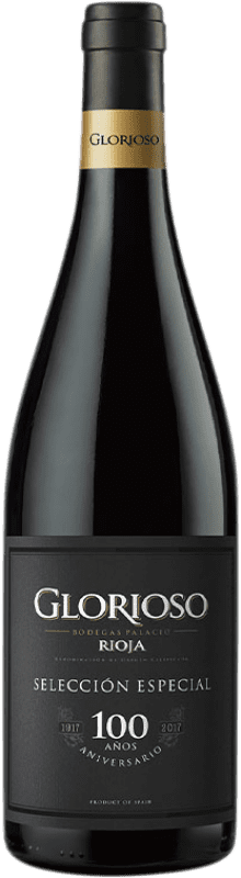 Бесплатная доставка | Красное вино Palacio Glorioso Centenario Отбор D.O.Ca. Rioja Ла-Риоха Испания Tempranillo 75 cl