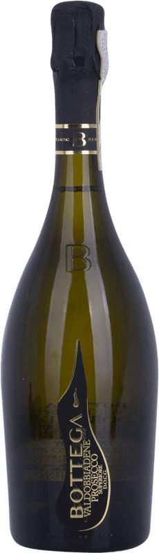 Бесплатная доставка | Белое игристое Bottega Extra Dry Экстра сухой D.O.C.G. Prosecco di Conegliano-Valdobbiadene Италия Glera 75 cl