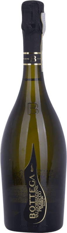 Free Shipping | White sparkling Bottega Extra Dry Extra Dry D.O.C.G. Prosecco Italy Glera 75 cl