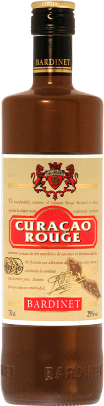 21,95 € 免费送货 | 利口酒 Bardinet Curaçao Rouge Licor de Naranja