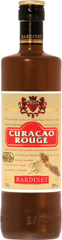 12,95 € | Curaçao Bardinet Curaçao Rouge Licor de Naranja España 70 cl