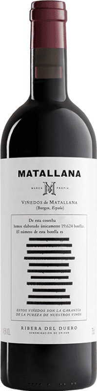 63,95 € | Красное вино Telmo Rodríguez Matallana D.O. Ribera del Duero Кастилия-Леон Испания Tempranillo 75 cl