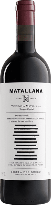 Бесплатная доставка | Красное вино Telmo Rodríguez Matallana D.O. Ribera del Duero Кастилия-Леон Испания Tempranillo — Темпранильо 75 cl