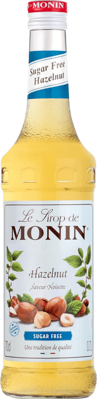 Envio grátis | Schnapp Monin Sirope Avellana Noisette Hazelnut sin Azúcar França 70 cl Sem Álcool