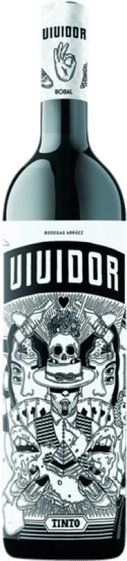 Бесплатная доставка | Красное вино Antonio Arráez Vividor D.O. Utiel-Requena Испания Grenache, Bobal 75 cl