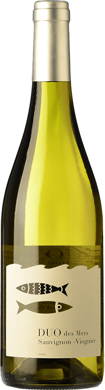 Бесплатная доставка | Белое вино Producteurs Réunis Duo Des Mers I.G.P. Vin de Pays d'Oc Франция Viognier, Sauvignon 75 cl